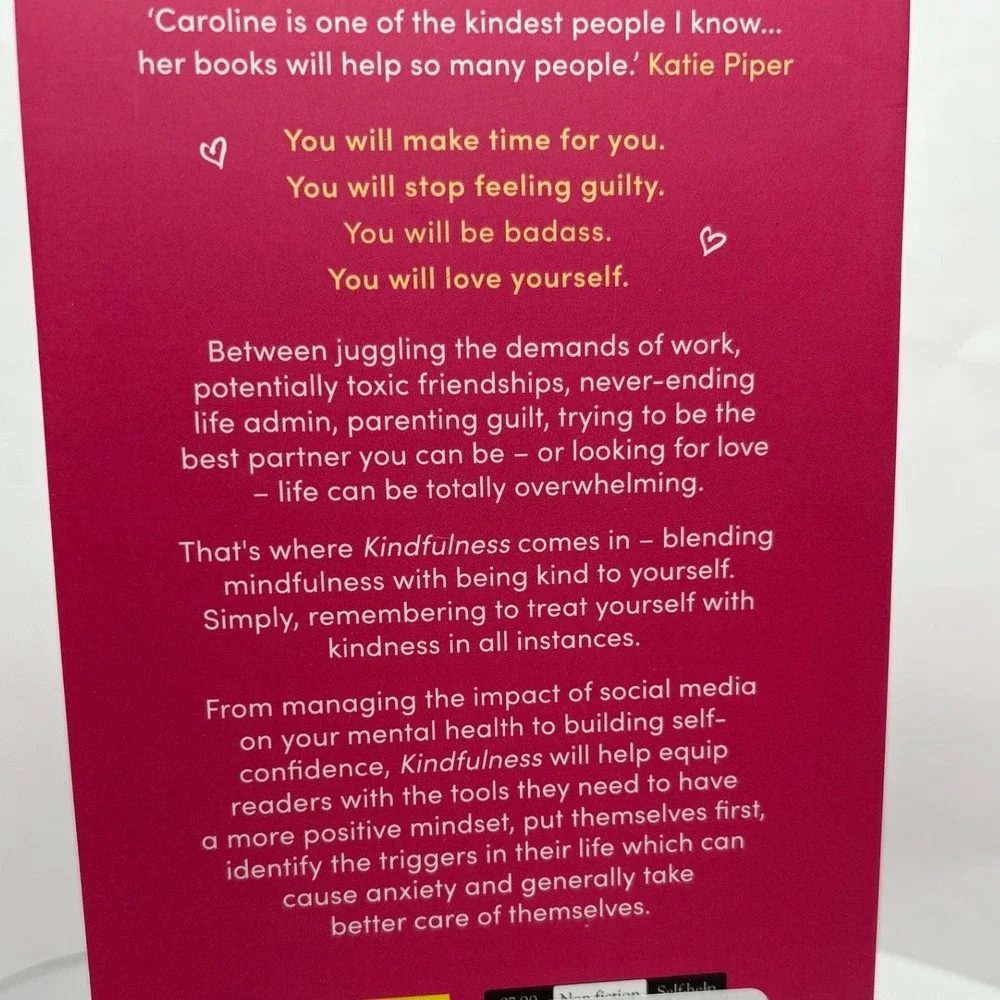 Kindfulness by Caroline Millington Book Self Help Mindfulness Kindness Softcover